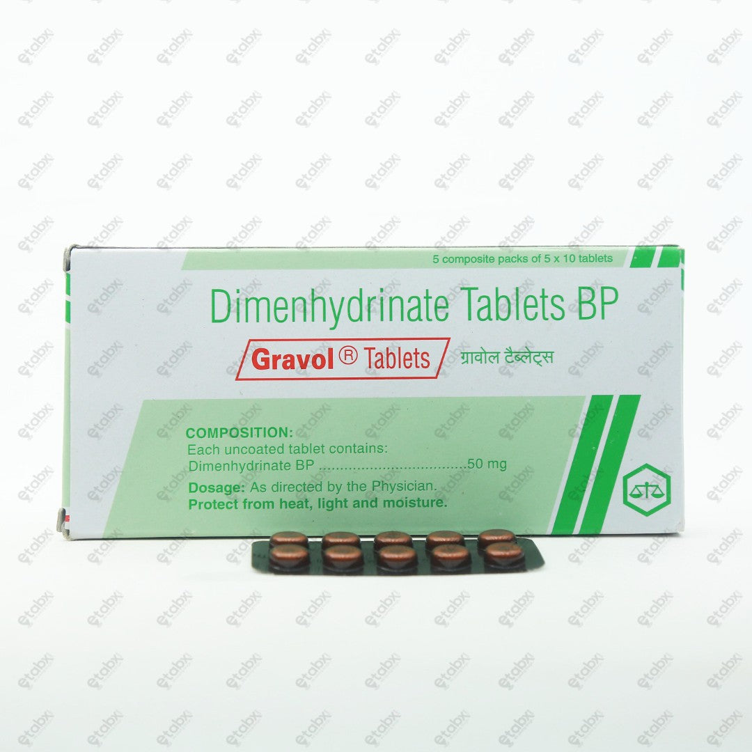 Gravol Tablet 10's