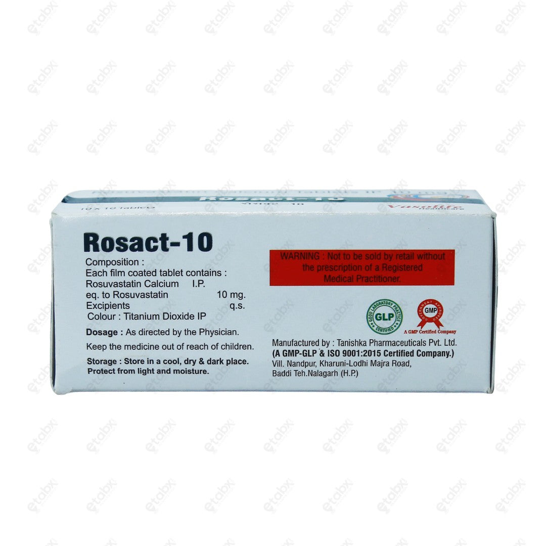 Rosact 10mg Tablet 10's