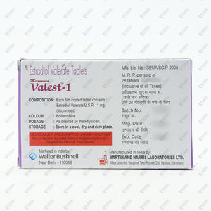 Valest 1mg Tablet 28's