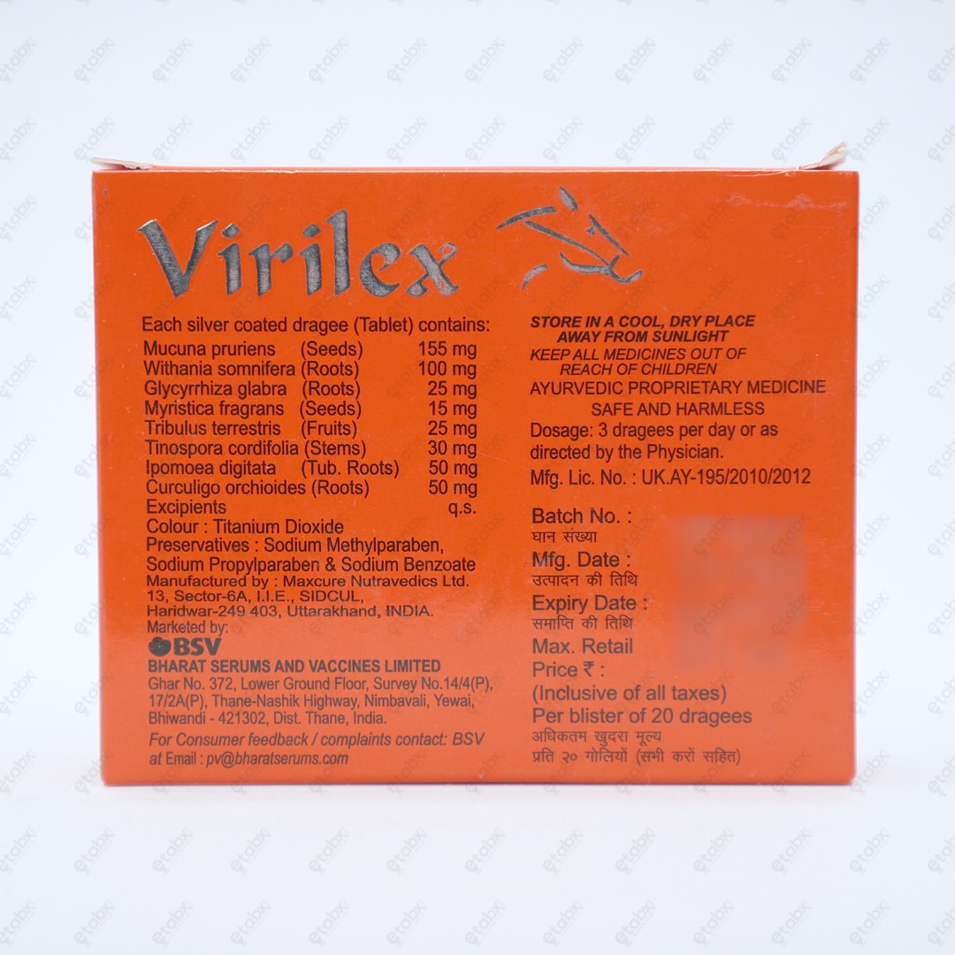 VIRILEX Tablet 20's