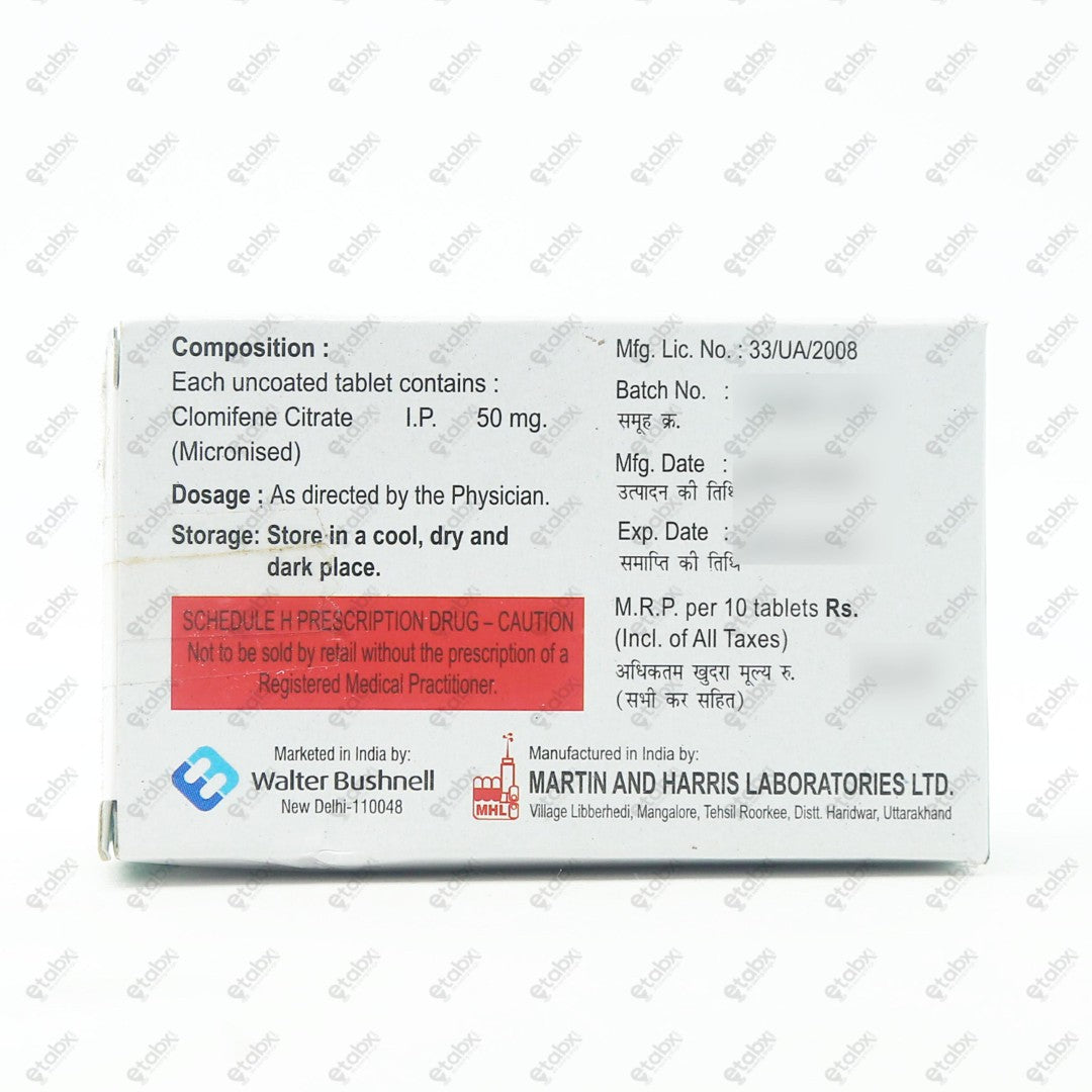 Ovagen 50mg Tablet 10's
