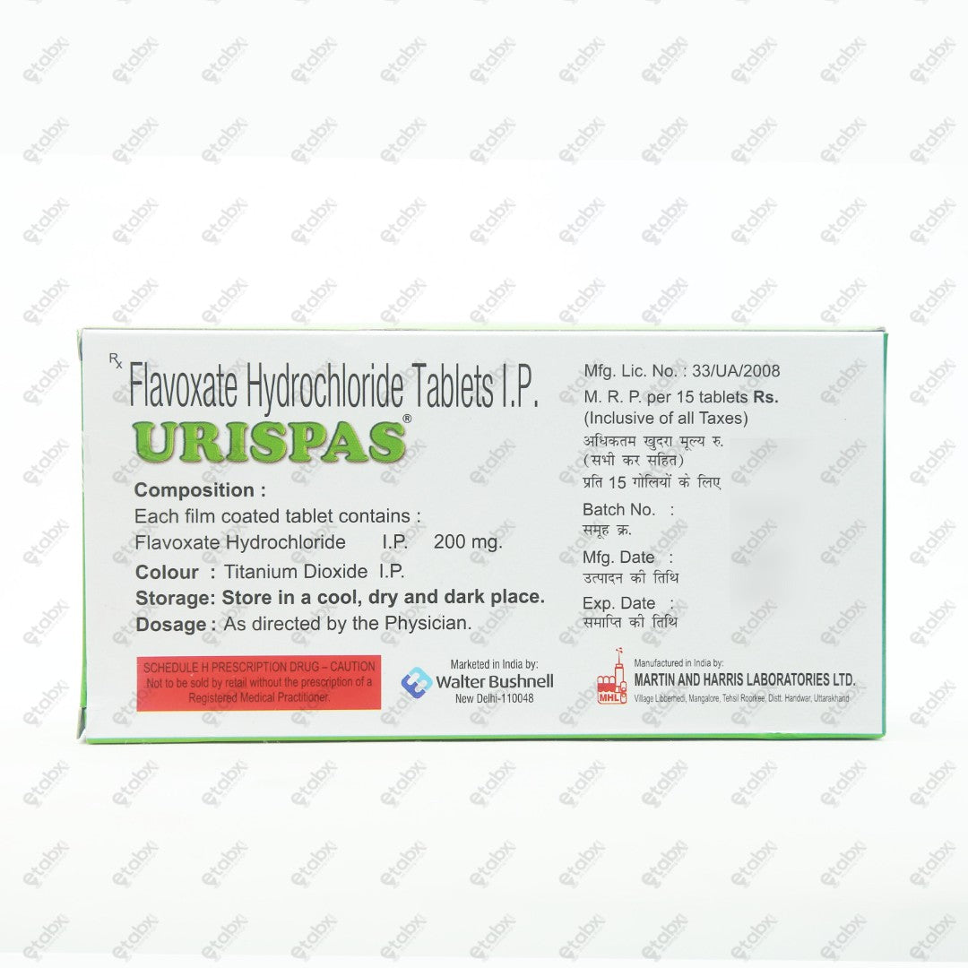 Urispas Tablets 15's