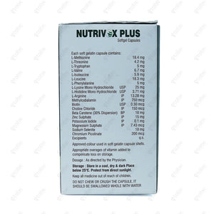 Nutrivox Plus Softgel Capsule 10's