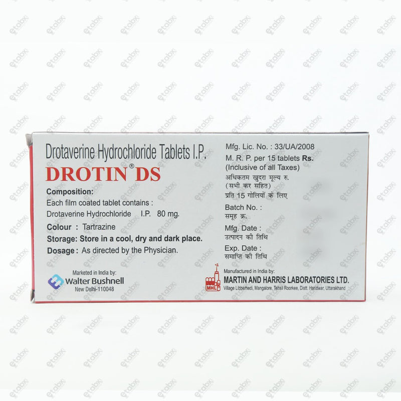 Drotin DS Tablet 15's