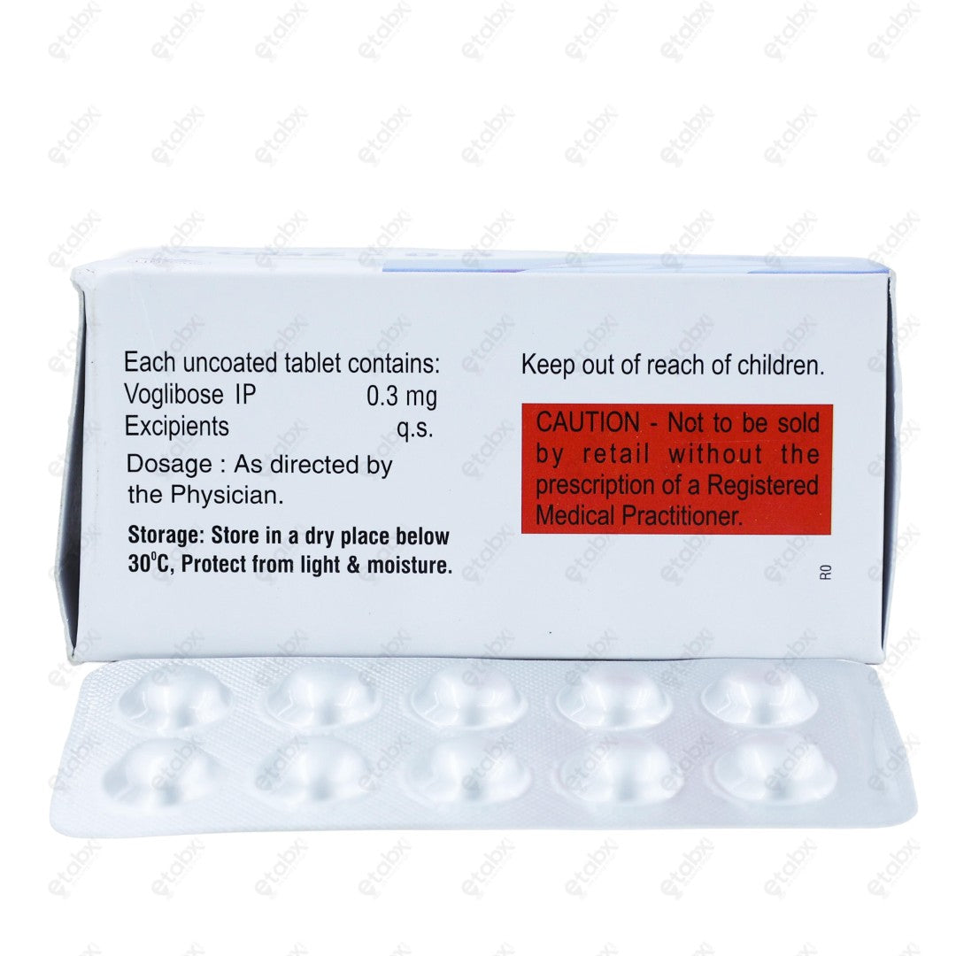 VOGZ 0.3 Tablets 10'S (Life Gain)