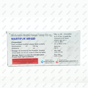 Martifur MR 100mg Tablet 10's