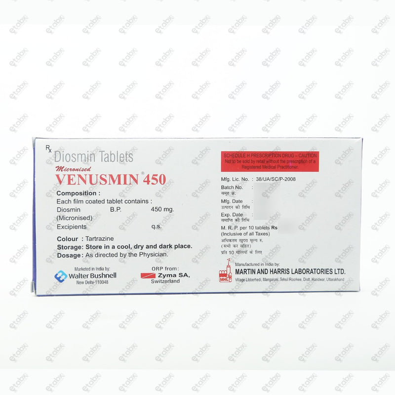 Venusmin 450mg Tablet 10's