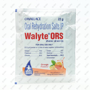 Walyte ORS Orange Sachet 22g