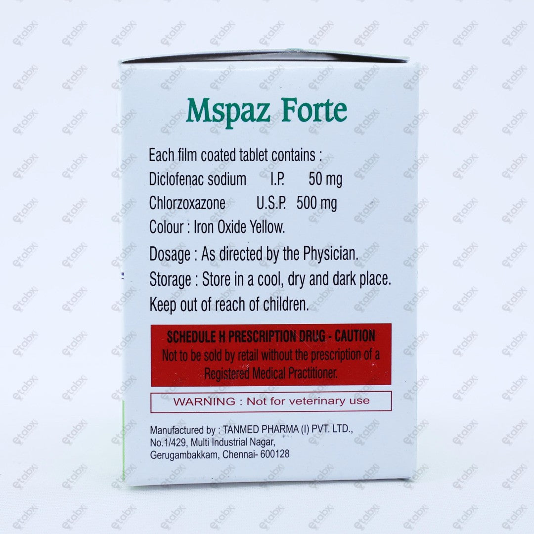 Mspaz Forte Tablet 10's