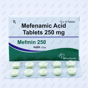 Mefmin 250mg Tablet 10's