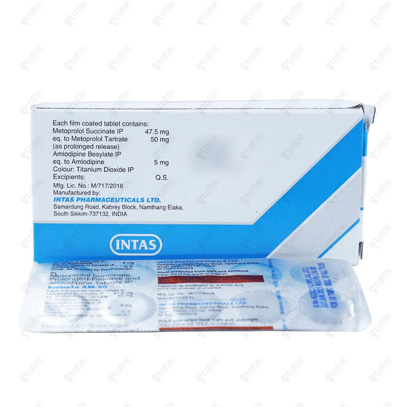 Embeta AM 50mg Tablet 10's