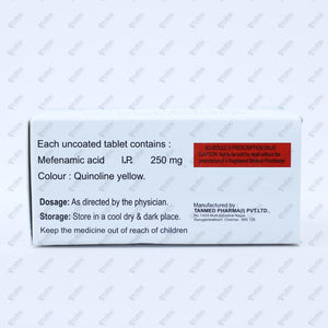 Mefmin 250mg Tablet 10's