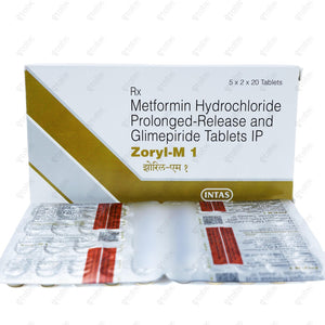 Zoryl M1 Tablets 20's