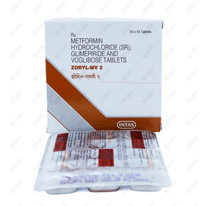 Zoryl MV 2mg Tablet 15's