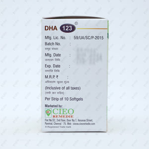 DHA 123 Capsules 10's