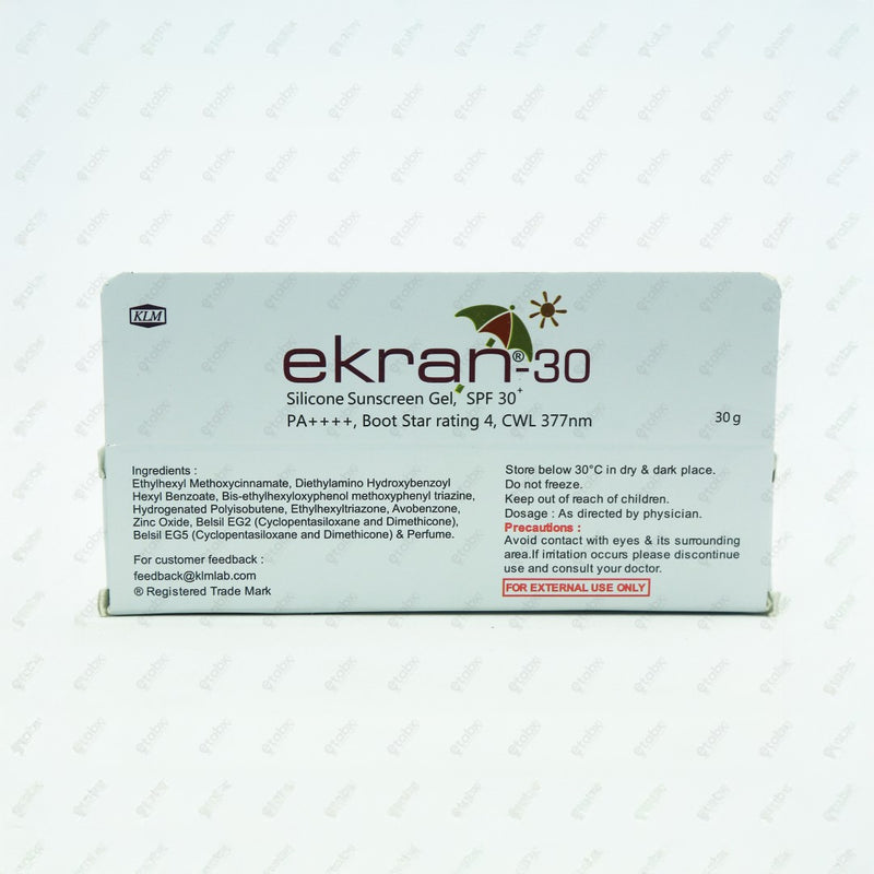 Ekran 30 Silicon Sunutritional Screen 30gm