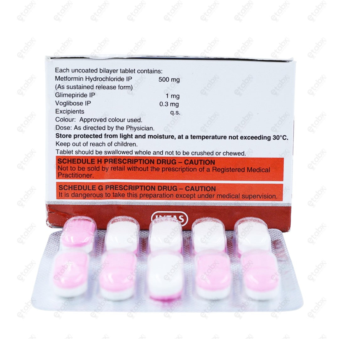 Zoryl MV 1/0.3 Tablet 10s