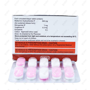 Zoryl MV 1/0.3 Tablet 10s