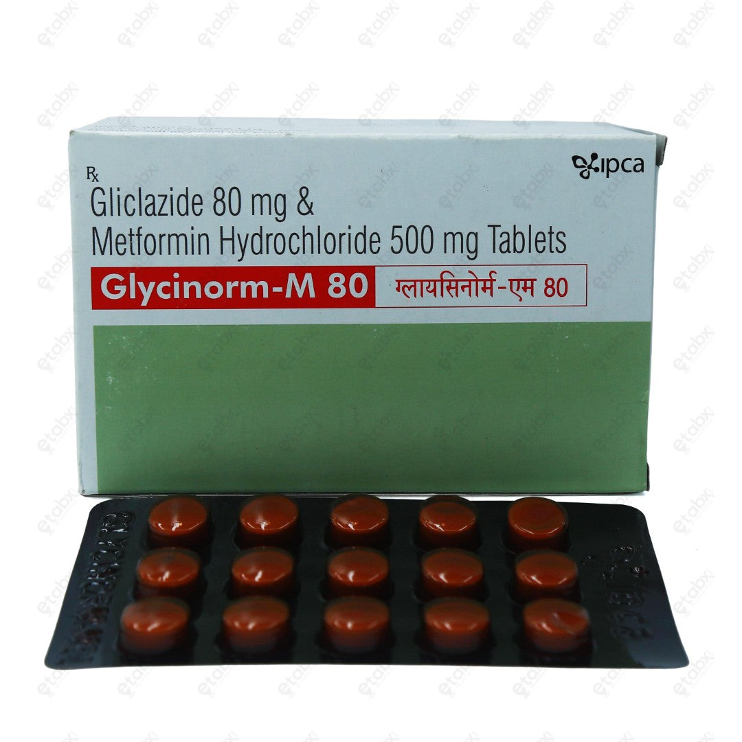 Glycinorm M 80mg Tablet 15's