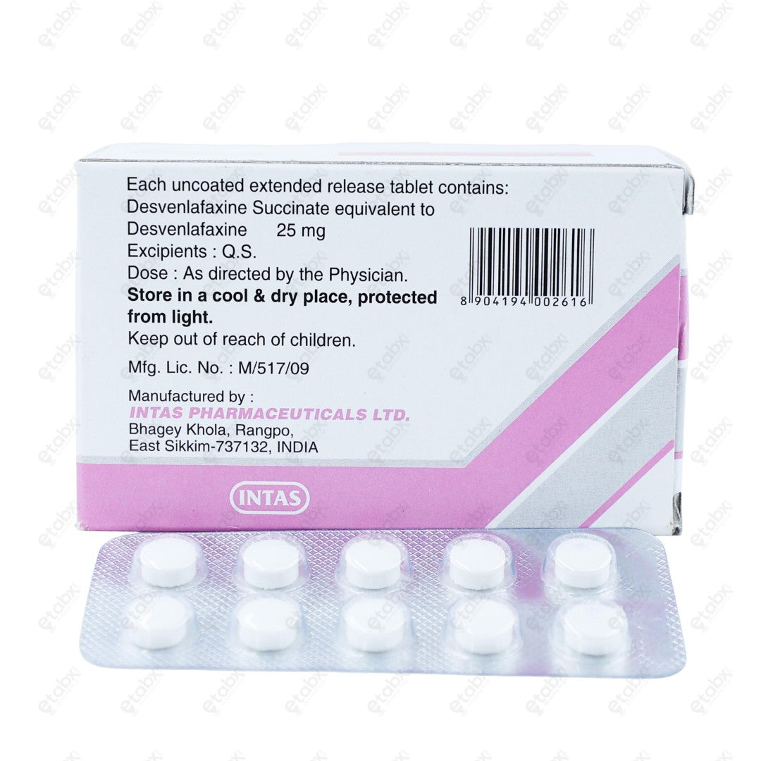 VENTAB DXT 25mg Tablets (10's)