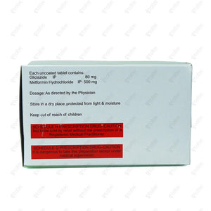 Glycinorm M 80mg Tablet 15's