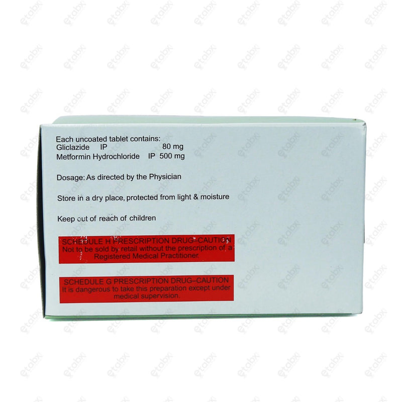 Glycinorm M 80mg Tablet 15's