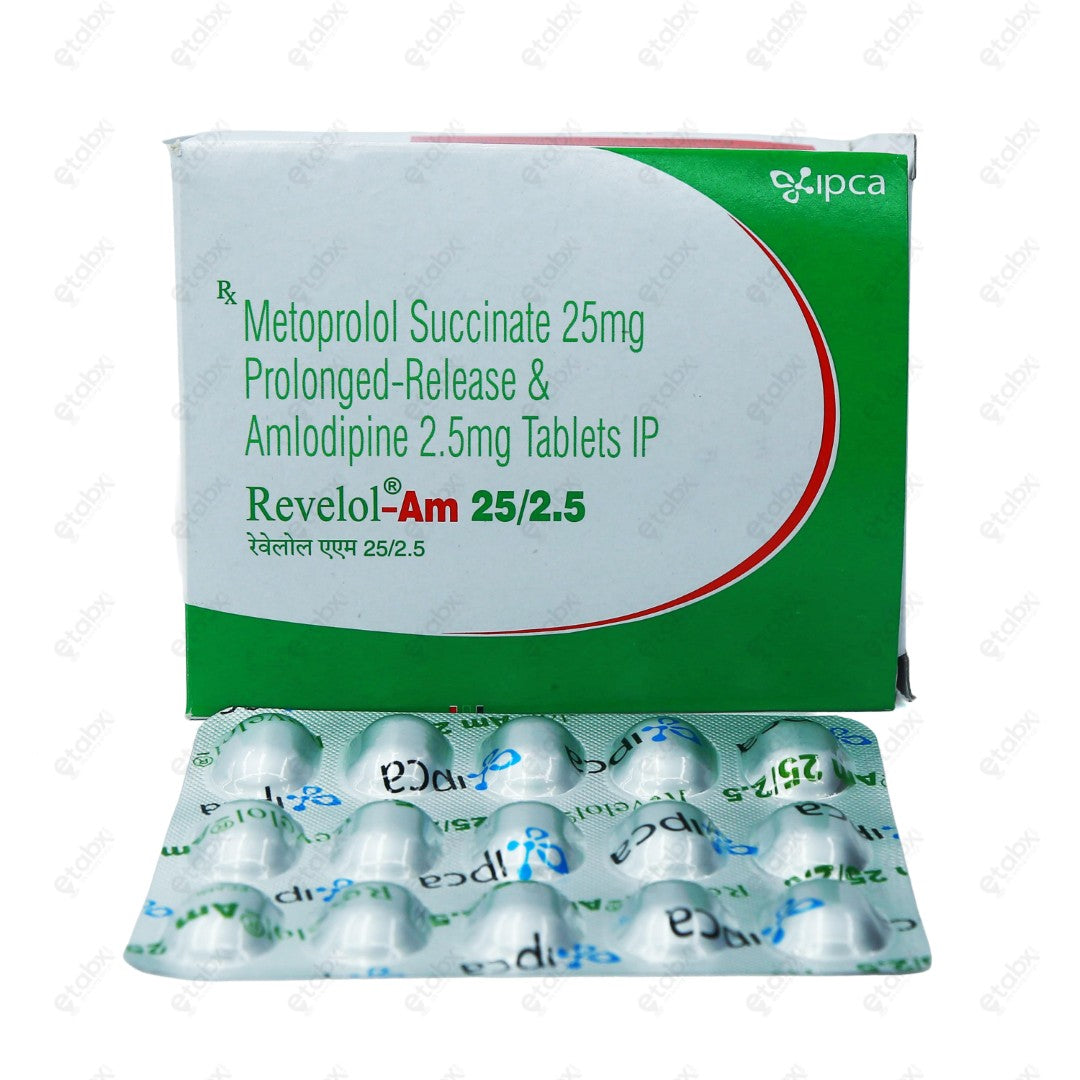 Revelol AM 25/2.5 Tablet 15's