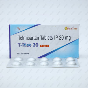 T RISE 20mg Tablet 10's