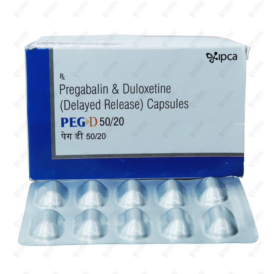 PEG D 50/20mg Tablet 10's