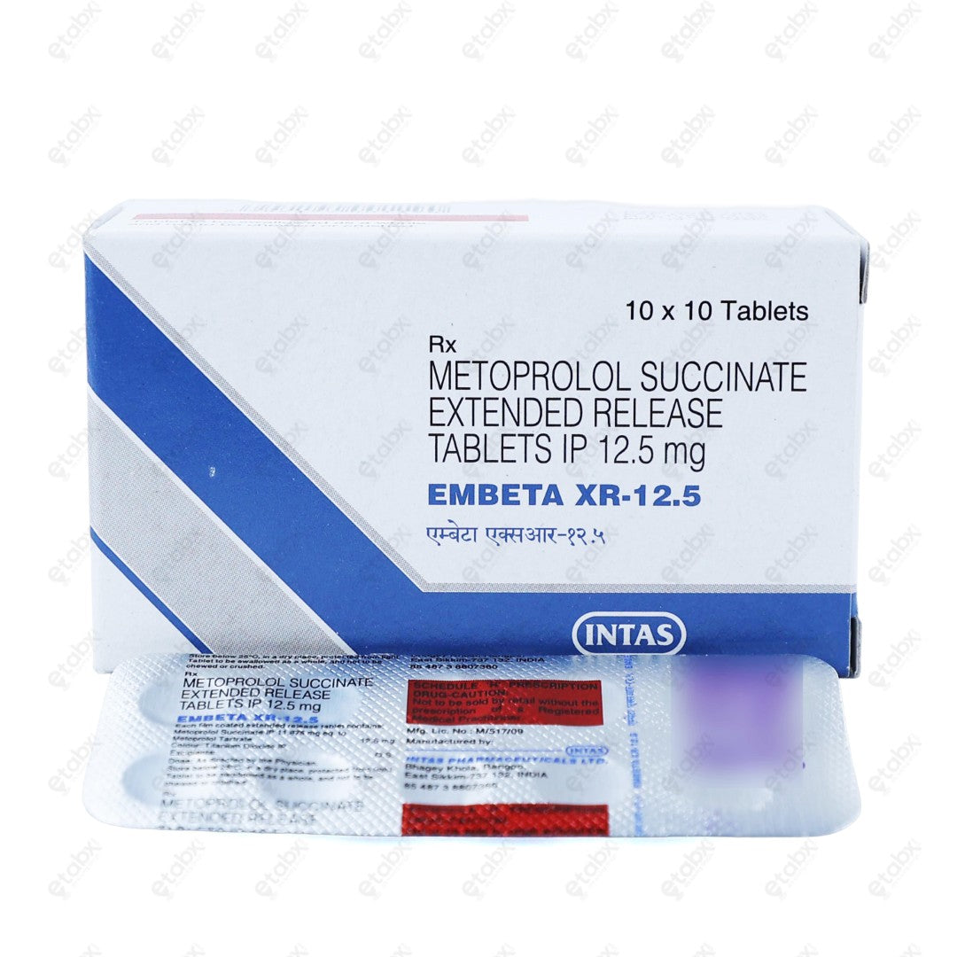EMBETA XR 12.5mg Tablets 10's