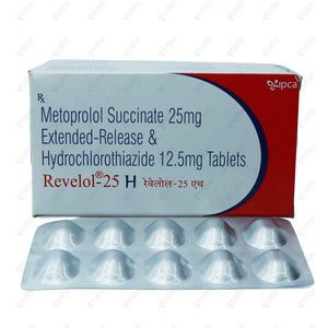 Revelol 25 H Tablet 10's