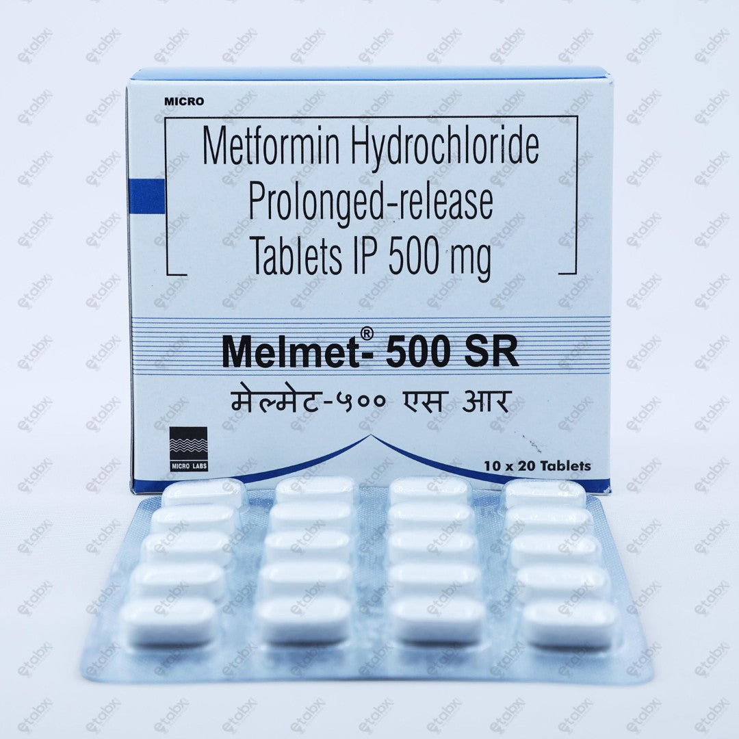 Melmet SR 500mg Tablet 20's