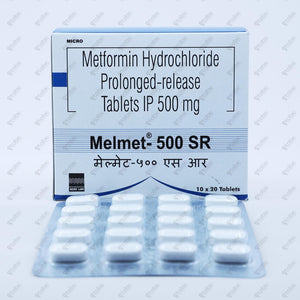 Melmet SR 500mg Tablet 20's