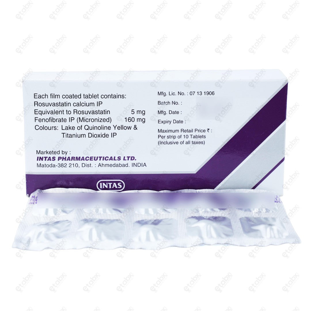 Lipitas F 5mg Tablet 10's