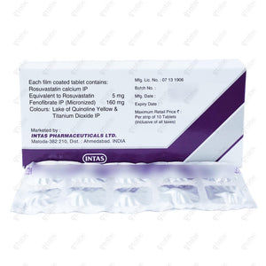Lipitas F 5mg Tablet 10's
