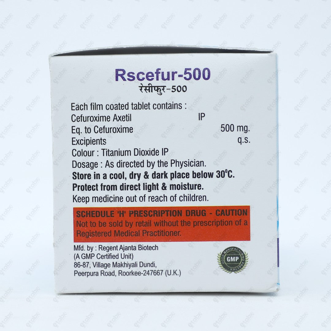 RSCEFUR 500mg Tablet 10's