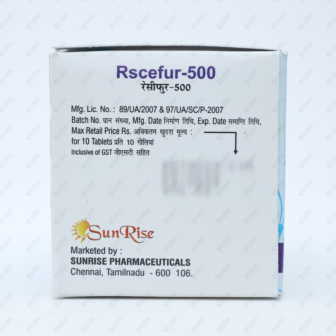RSCEFUR 500mg Tablet 10's