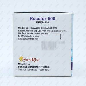RSCEFUR 500mg Tablet 10's