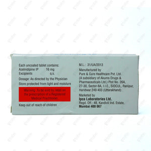 ZEBLONG 16mg Tablet 10