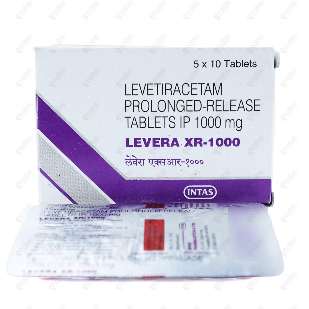 Levera XR 1000mg Tablet 10's