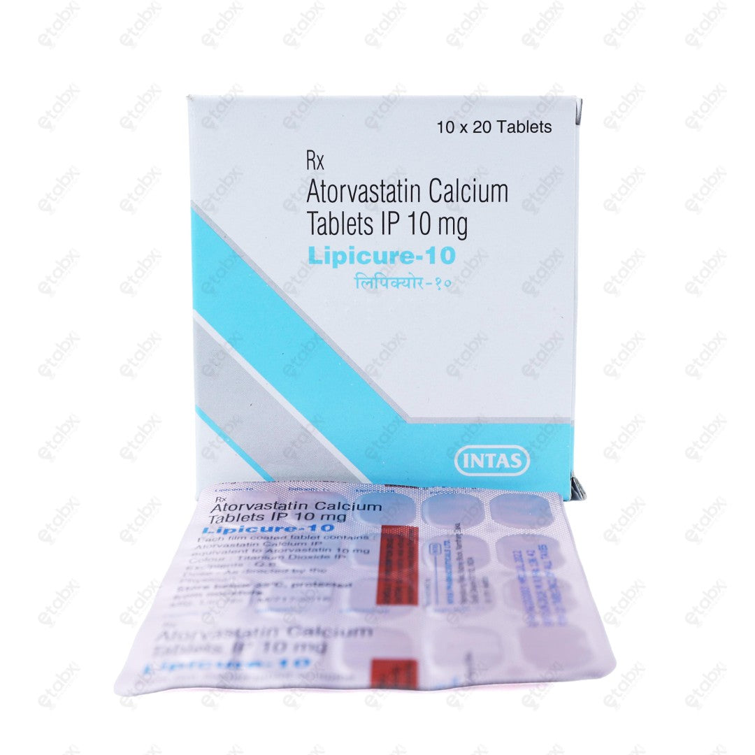 Lipicure 10mg Tablet 20s