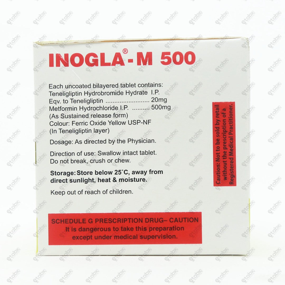 Inogla M 500 Tablets 10's