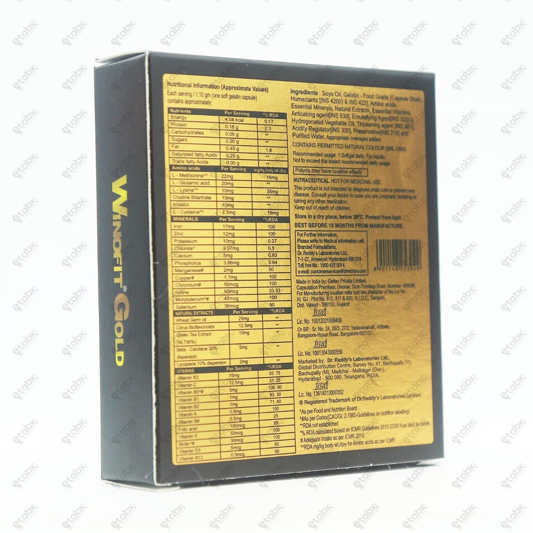 Winofit Gold Capsules 15's