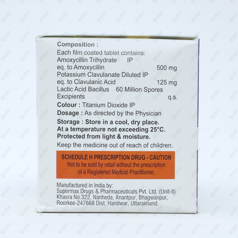 Clavsun 625 Tablets 10's