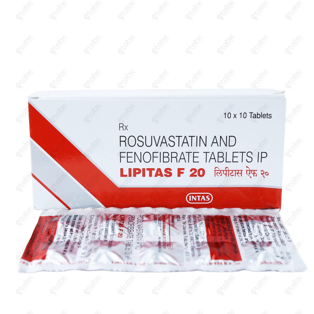 Lipitas F 20mg Tablet 10's