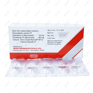 Lipitas F 20mg Tablet 10's