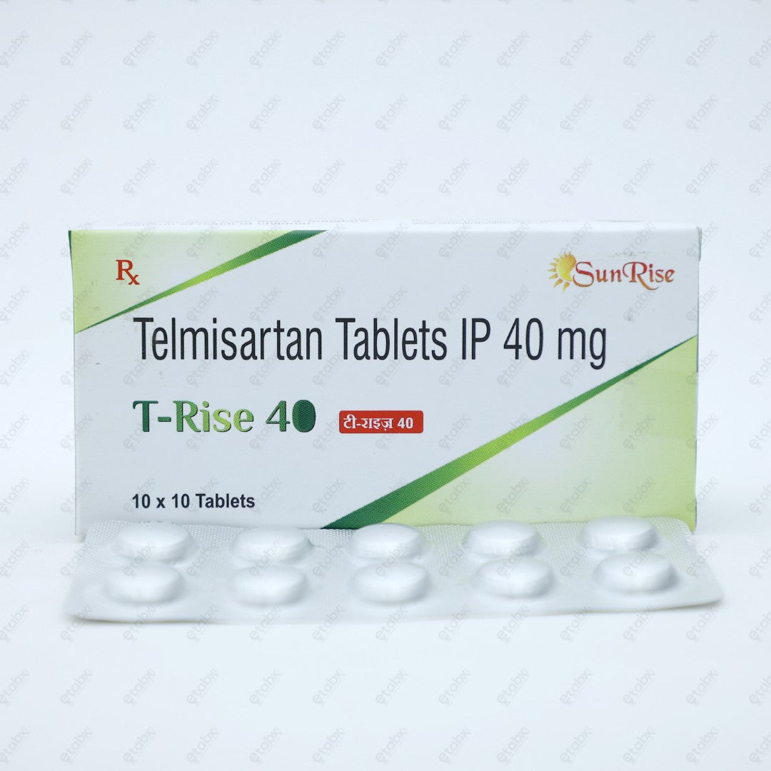 T RISE 40mg Tablet 10's