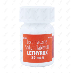 Lethyrox 25mcg Tablets 100's