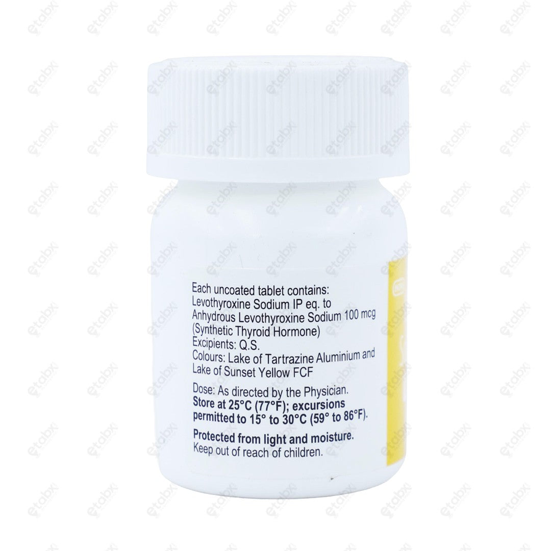 Lethyrox 100mcg Tablets 100's