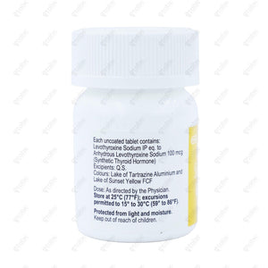 Lethyrox 100mcg Tablets 100's